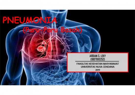 picture Influenza Pdf 4274 | Pneumonia - Paru-paru Basah