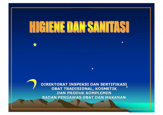 picture_Sanitasi Dan Higiene - Aspek Yang Sangat Penting Dalam Penerapan Cara Pembuatan Obat Tradisional Yang Baik