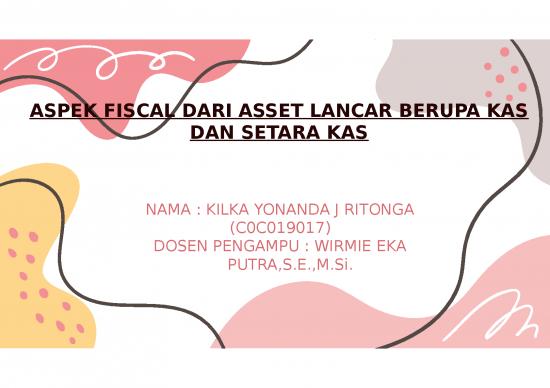 picture Petty Cash Sheet Format 4289 | Aspek Fiskal - Aspek Fiscal Dari Asset Lancar Berupa Kas Dan Setara Kas