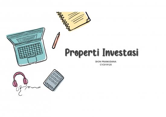 picture_Presentasi Usaha 4301 | Properti Investasi