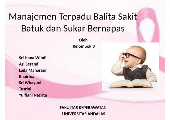 picture Pengertian Bakteri 4309 | Balita Batuk Dan Sukar Bernapas - Manajemen Terpadu Balita Sakit Batuk Dan Sukar Bernapas