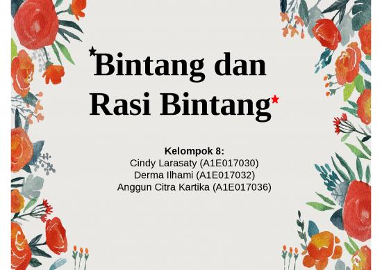 picture_Bintang Dan Rasi Bintang