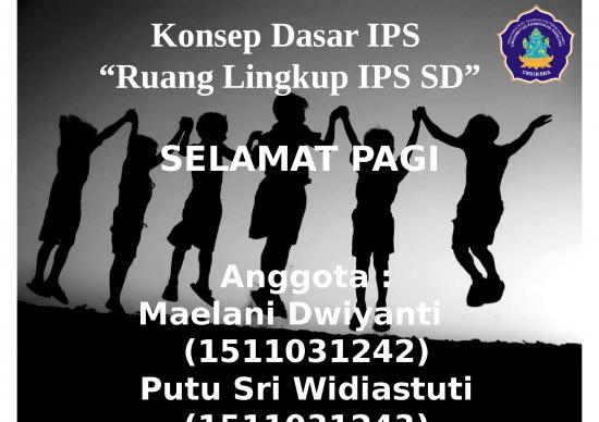 Pendidikan Ppt 4434 | Konsep Dasar Ips - Ruang Lingkup Ips Sd