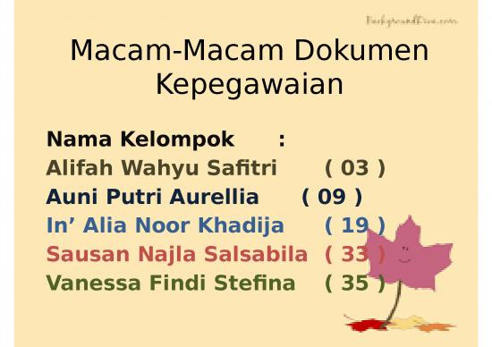 picture1_Presentasi Usaha Ppt 4440 | Macam Macam Dokumen Kepegawaian
