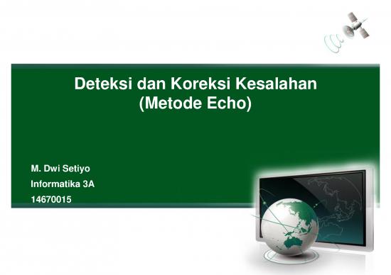 picture1_Komunikasi Pdf 4454 | Metode Echo - Deteksi Dan Koreksi Kesalahan