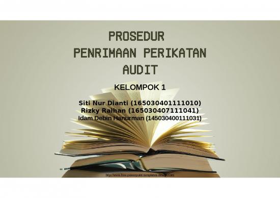 picture_Power Point Laporan Keuangan 4539 | Audit - Prosedur Penerimaan Perikatan Audit