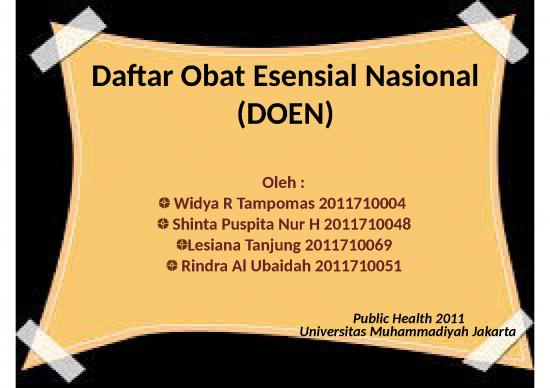 picture_Kebijakan Ppt 4543 | Doen - Daftar Obat Esensial Nasional