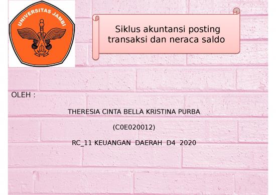picture_Presentasi Usaha Ppt 4588 | Siklus Akuntansi - Posting Transaksi Dan Neraca Saldo