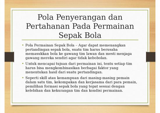 picture Strategi Ppt 4592 | Sepak Bola - Pola Penyerangan Dan Pertahanan Pada Permainan Sepak Bola