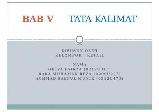 picture Unsur Makalah 4630 | Tata Kalimat - Syarat Dari Kelengkapan Unsur Kalimat