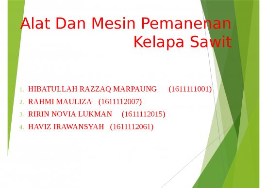 picture_Alat Dan Mesin Pemanenan Kelapa Sawit