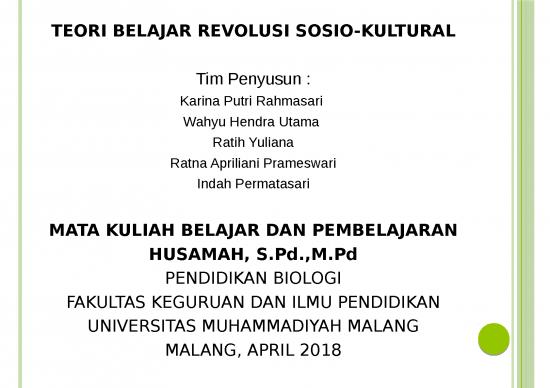picture_Pendidikan Ppt 4701 | Revolusi Sosio Kultural - Teori Belajar