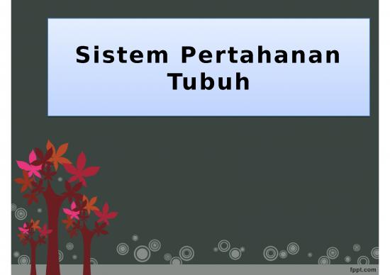 picture1_Lan Ppt 4724 | Sistem Pertahanan Tubuh - Sistem Limfatik Dan Sistem Kekebalan