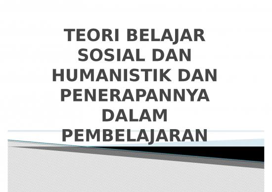 picture1_Presentation On Environment Pdf 4739 | Teori Belajar - Teori Belajar Sosial Dan Humanistik Dan Penerapannya Dalam Pembelajaran