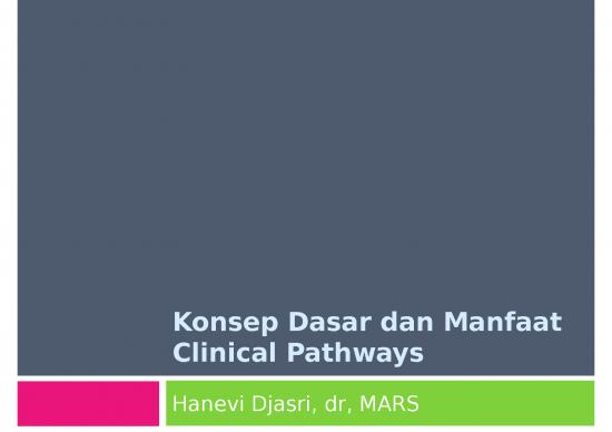 picture_Produk Ppt 4777 | Clinical Pathways - Salah Satu Alat Manajemen Penyakit Yang Dapat Mengurangi Variasi Pelayanan