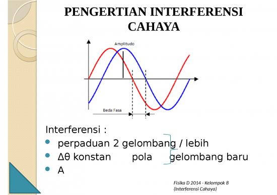 Interferensi Cahaya - Pengertian Syarat Jenis Cincin Newton Dan Soal