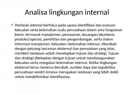 Tujuan Penelitian Adalah 3166 | Manajemen Strategik Analisis Lingkungan ...