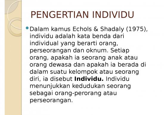 Pengertian Psikologis 3428 | Konsep Individu Dan Karakteristiknya