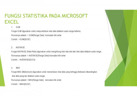 Statistik Pdf 3950 | Fungsi Statistika Pada Microsoft Excel