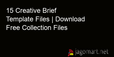 picture 15 Creative Brief Template Files | Download Free Collection Files