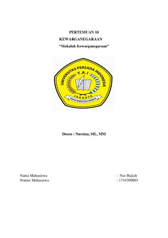 picture Makalah Pdf 26395 | 10makalah Kewarganegaraan Nur Hajiah 1744390003