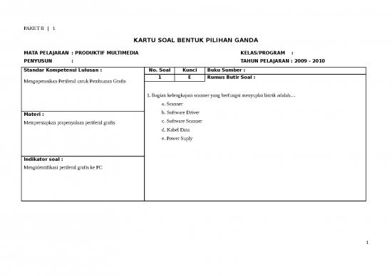 picture Spreadsheet Data Entry 24925 | 3 Kartu Soal Paket B