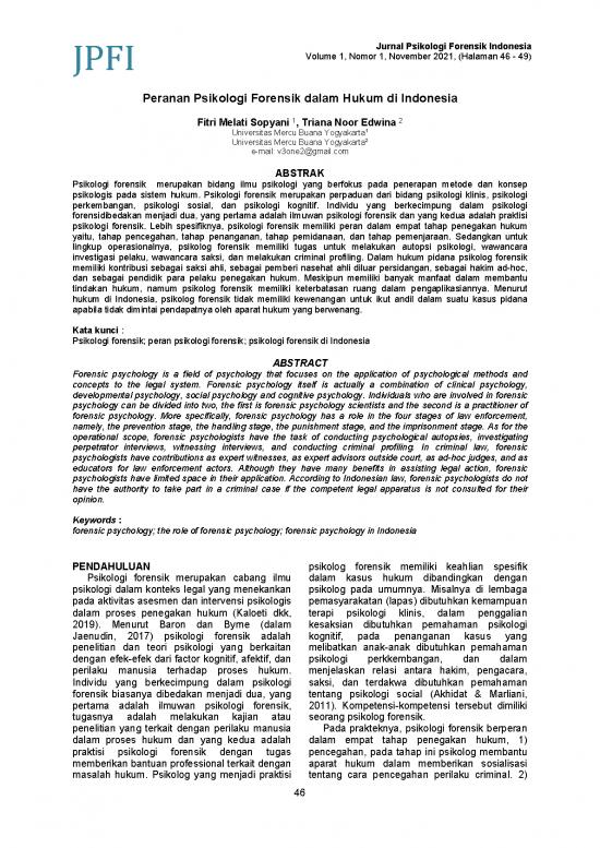 picture Psikologi Forensik 24365 | 46 49 Sopyani