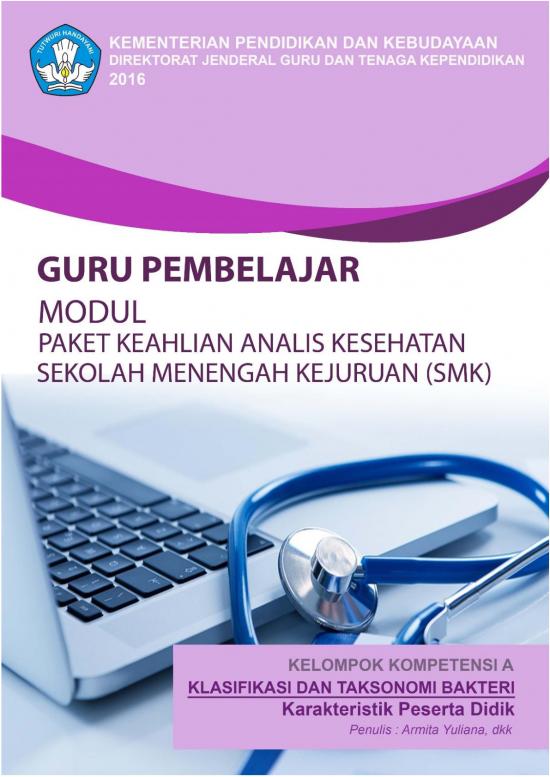 picture Pembelajaran Pdf 25351 | Ankes  Klasifikasi Dan Taksonomi Bakteri