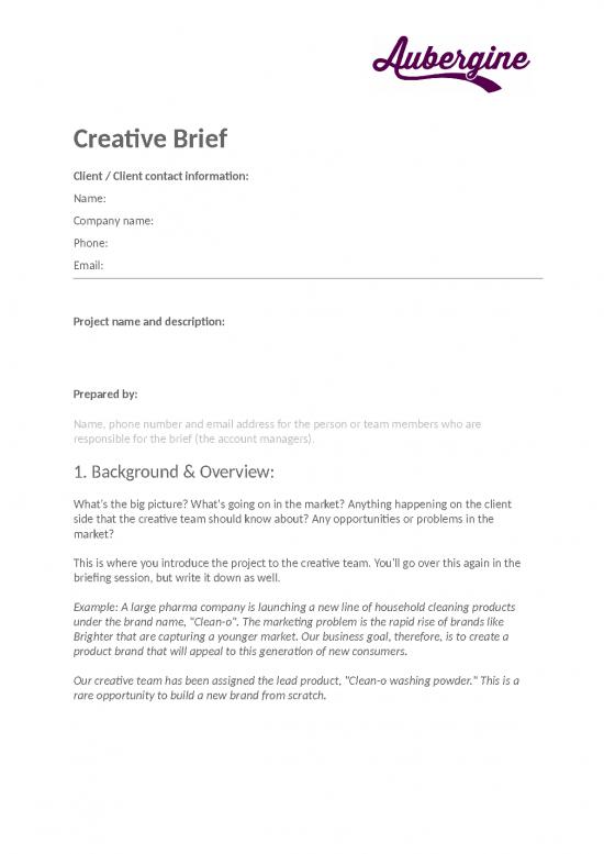 picture1_Creative Brief Template | Aubergine Creative Brief Template