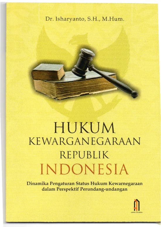 picture Hukum Pdf 26394 | Buku Hukum Kewarganegaraan Republik Indonesia (2016)