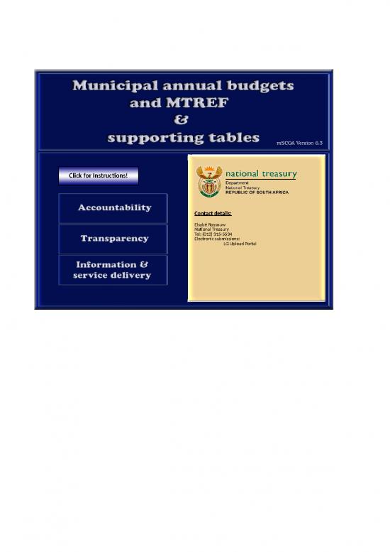 picture Excel Report Sample Download 24119 | Draft Budget Fy 2019 20