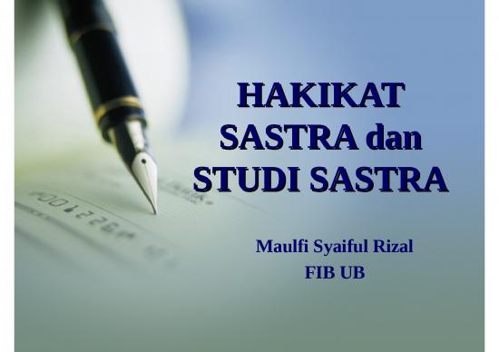picture_Hakikat Sastra Dan Studi Sastra