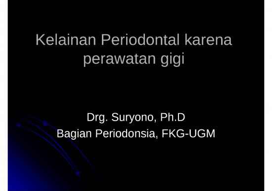 picture_Kelainan Periodontal Karena Perawatan Gigi
