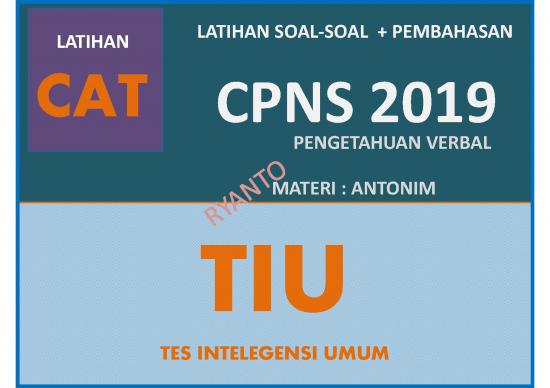 picture Kumpulan Soal Cpns Pdf 26471 | Mod Tiu Verbal Antonim Cpns 2019 picture Kumpulan Soal Cpns Pdf 26471 | Mod Tiu Verbal Antonim Cpns 2019