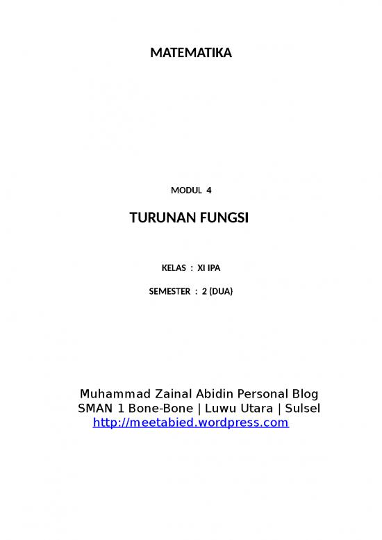 picture_Materi Kelas 11 - Kelas Xi Id 24442 | Modul Matematika Kelas Xi Turunan Fungsi