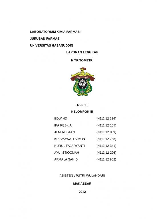 picture Laporan Doc 25283 | Nitritometri picture Laporan Doc 25283 | Nitritometri