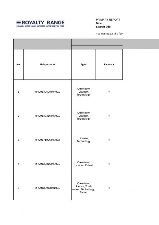 picture1_Excel Report Sample Download 24029 | Royalty Rates Mining Metal Minerals And Mining
