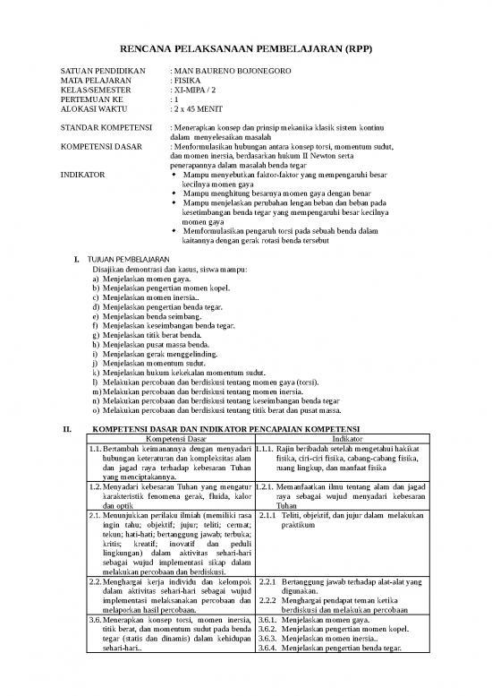 picture Kesetimbangan Benda Tegar Id 25885 | Rpp1 Momen Gaya