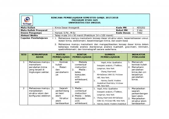 picture_Contoh Penilaian Pembelajaran 26220 | Rps Kes 202 Kimia Anorganik Dasar  Genap 2017