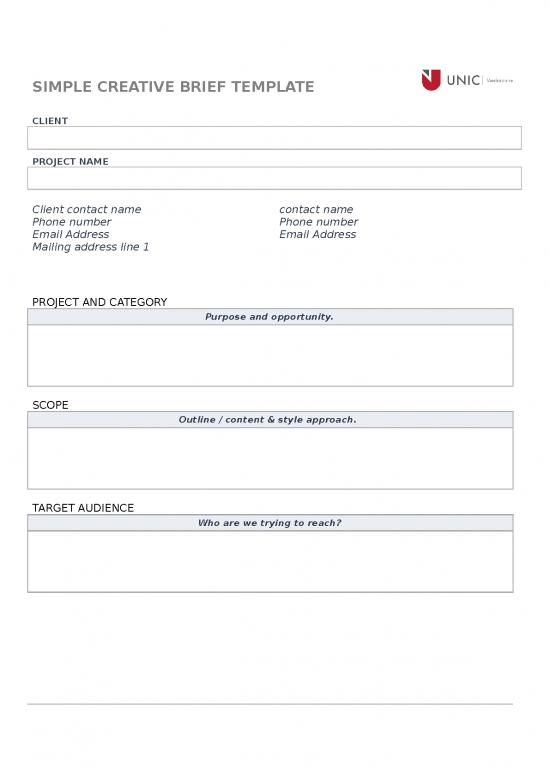 picture1_Creative Brief Template Id 25307 | Simple Creative Brief  Marketing
