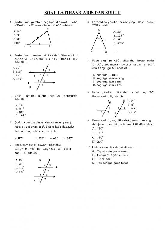 picture Soal Garis Dan Sudut | Soal Garis Dan Sudut picture Soal Garis Dan Sudut | Soal Garis Dan Sudut