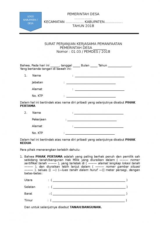 picture1_Perjanjian Kerjasama Id 25616 | Surat Perjanjian Kerjasama Pemanfaatan picture1_Perjanjian Kerjasama Id 25616 | Surat Perjanjian Kerjasama Pemanfaatan