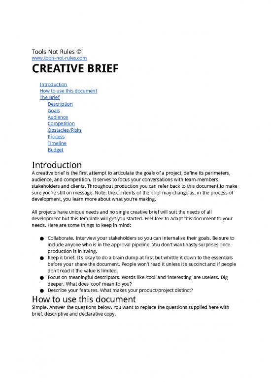 picture_Creative Brief 25308 | Toolnotrules Creative Brief