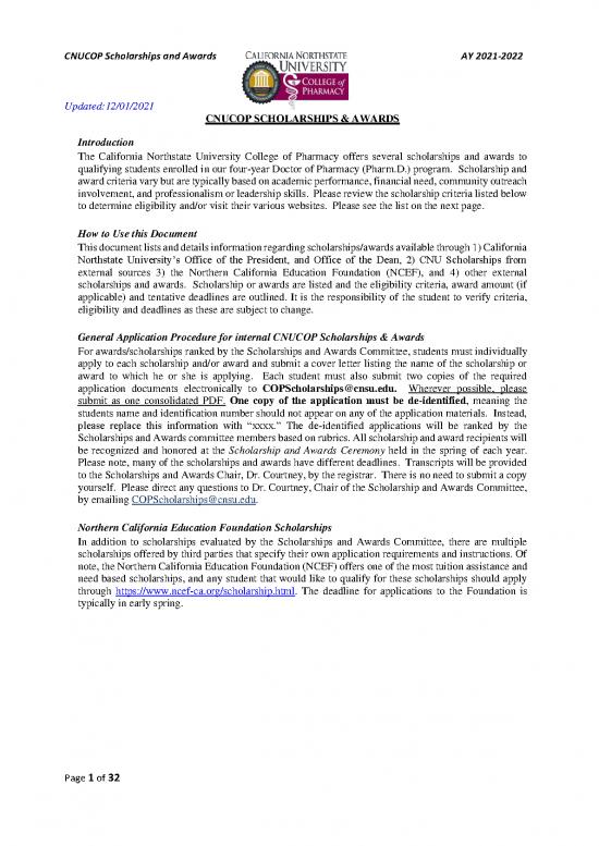 picture_Financial Spreadsheet 27241 | 2021 2022 Cnucop Scholarship And Awards List