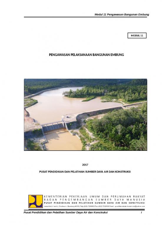 picture_72039 Modul 11 Pengawasan Pelaksanaan Bangunan Embung