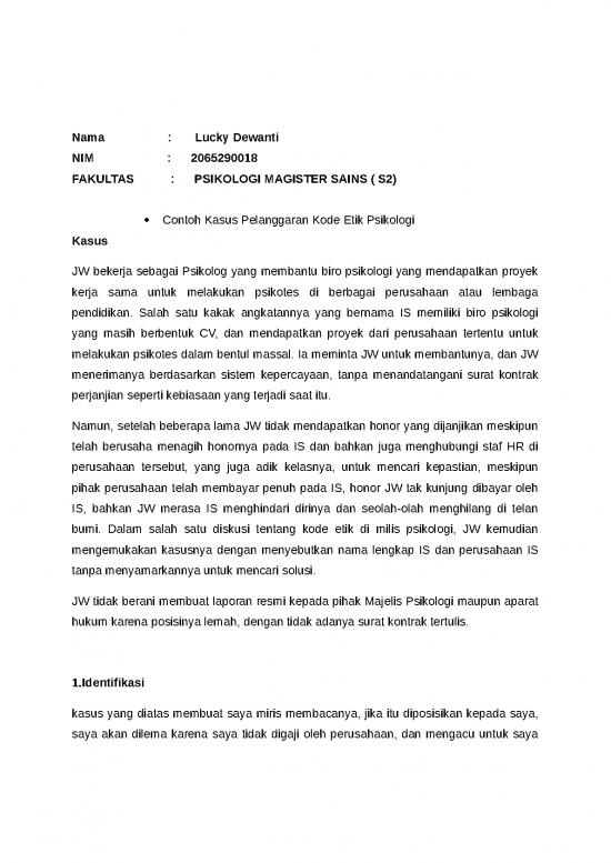 picture Pelanggaran Kode Etik Psikologi Id 27813 | 81 2065290018 Jawaban Uas Kode Etik Psikologi  (lucky Dewanti 2065290018) picture Pelanggaran Kode Etik Psikologi Id 27813 | 81 2065290018 Jawaban Uas Kode Etik Psikologi  (lucky Dewanti 2065290018)