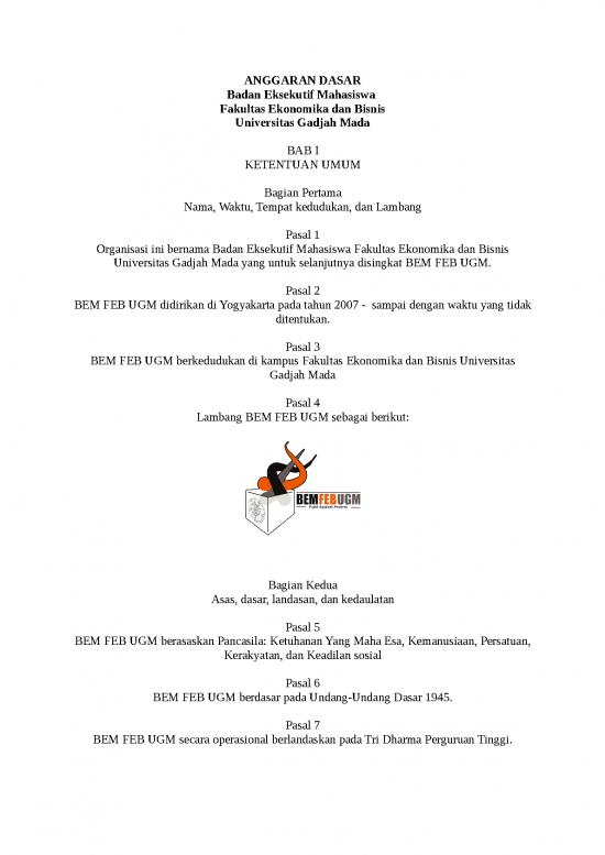 picture_Anggaran Dasar Id 27648 | Ad Art Bem Feb Ugm 2014