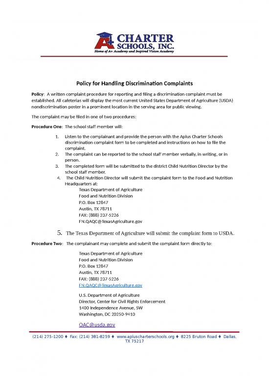 picture1_Aplus Discrimination Complaint Procedures  Form    Correction
