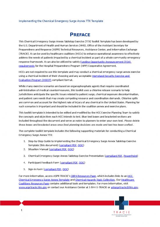 picture Exercise Spreadsheet 28939 | Aspr Tracie Step By Step Guide To Implementing Coalition Chemical Surge Ttx