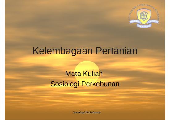 picture Pengertian Sosiologi Pertanian Menurut Para Ahli 28083 | Bab Ivkelembagaan Pertanian